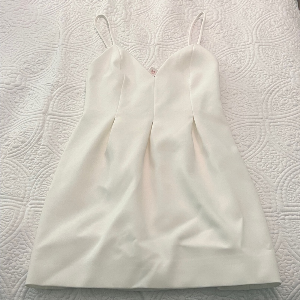 Zara White Textured Fabric